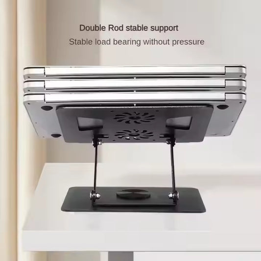 COOLER PARA LAPTOP GIRA 360° 2 VENTILADORES